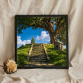 Stone Steps on a Green Hill