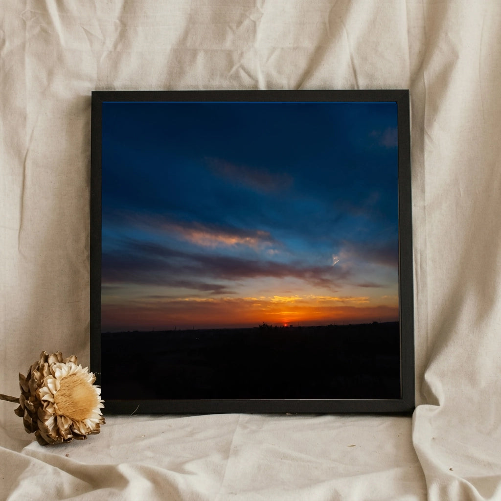 Sunset Over an Open Horizon