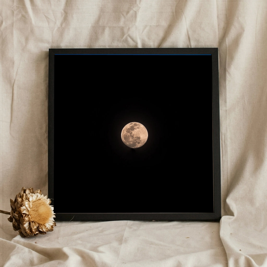 Full Moon in a Black Sky