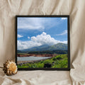 Green Mountains and Lake