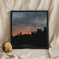 Crowd Silhouettes at Dusk