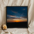 Sunset Over an Open Field