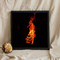 Flames Against the Black Night