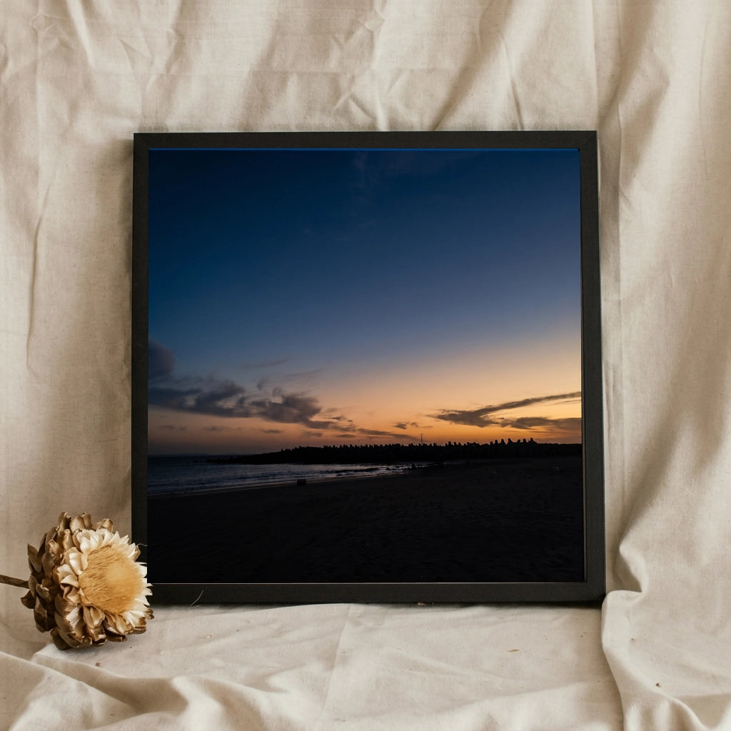 Blue Hour Beach at Dusk