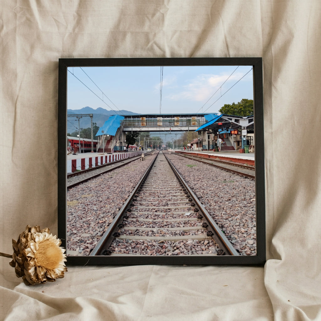 Railway Tracks and Station