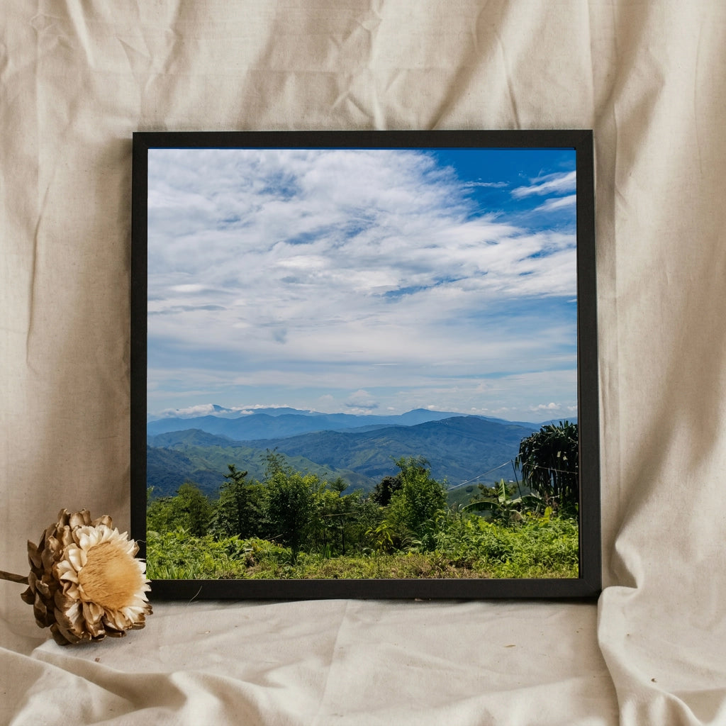 Layered Blue Ridge Mountain Valley