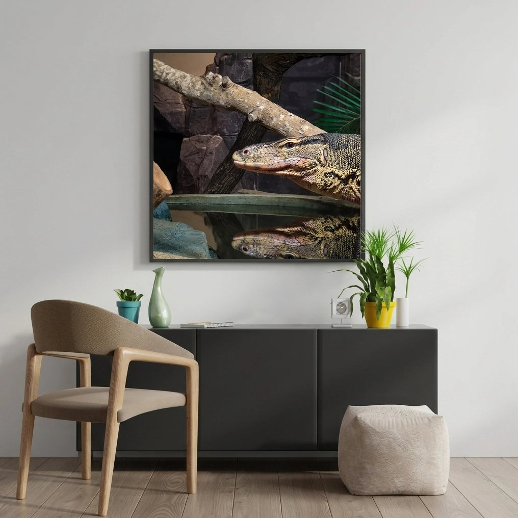 Monitor Lizard by Water