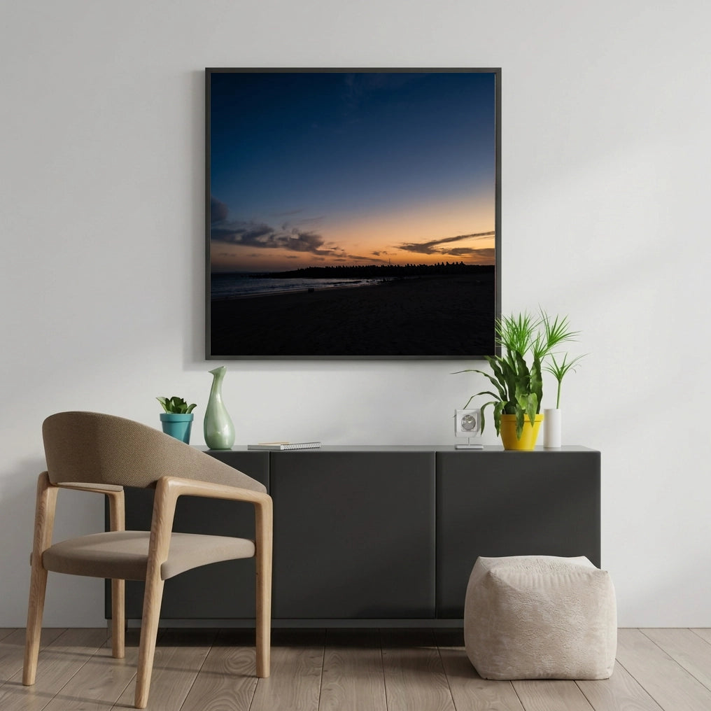 Blue Hour Beach at Dusk