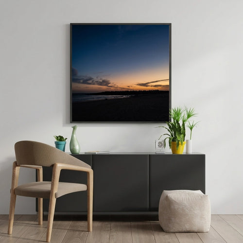 Blue Hour Beach at Dusk