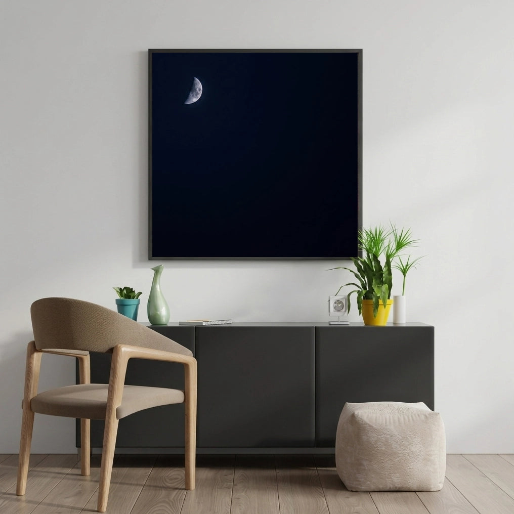 Crescent Moon Night Sky