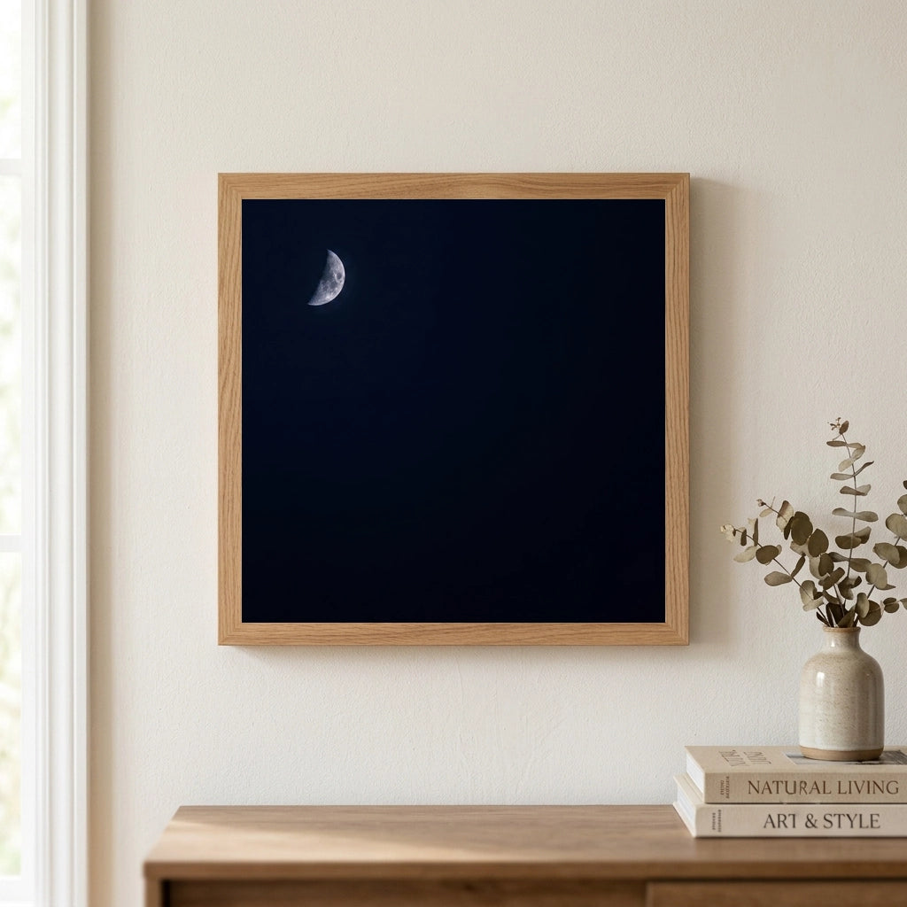 Crescent Moon Night Sky