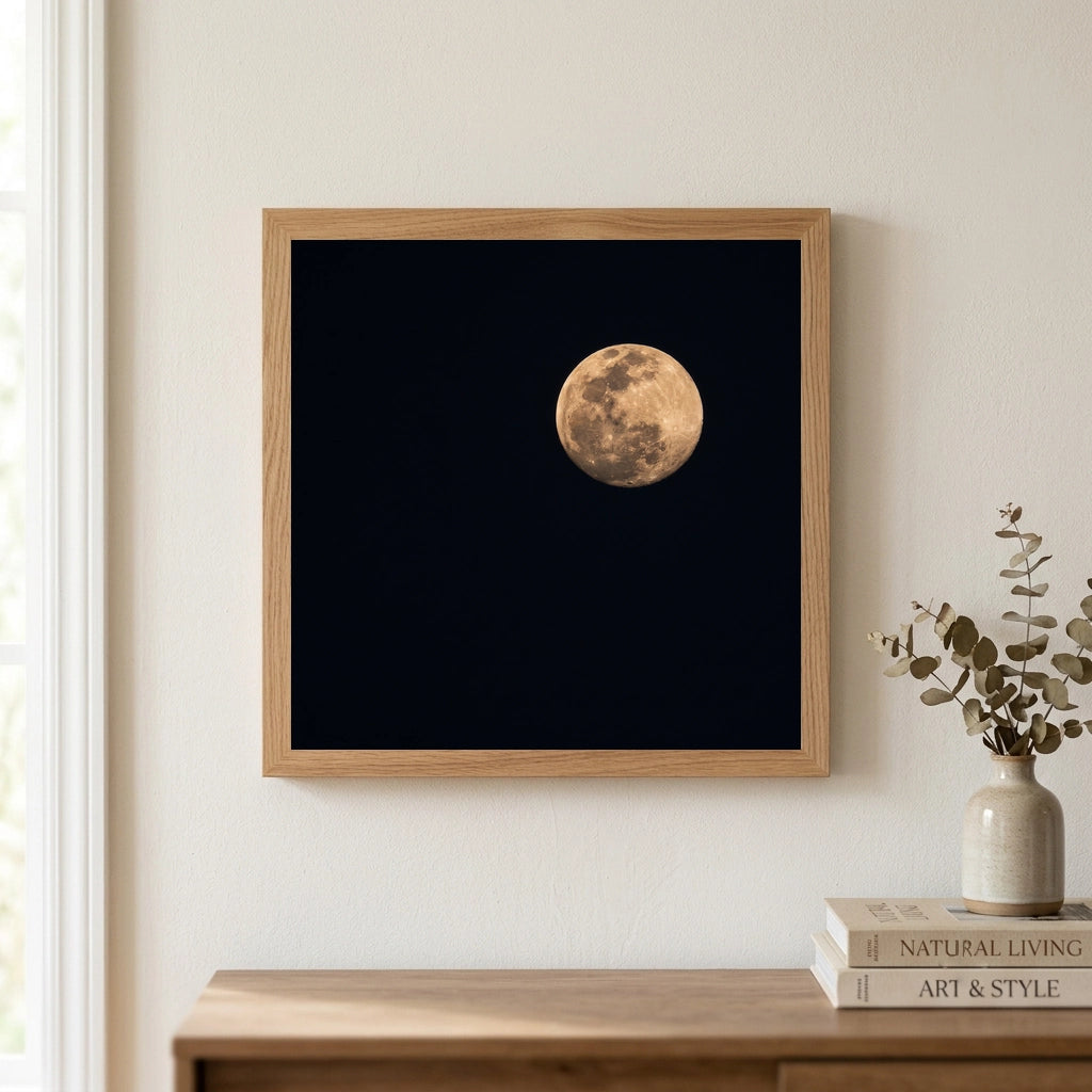 Full Moon in a Dark Sky