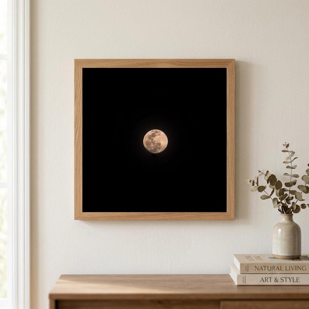 Full Moon in a Black Sky