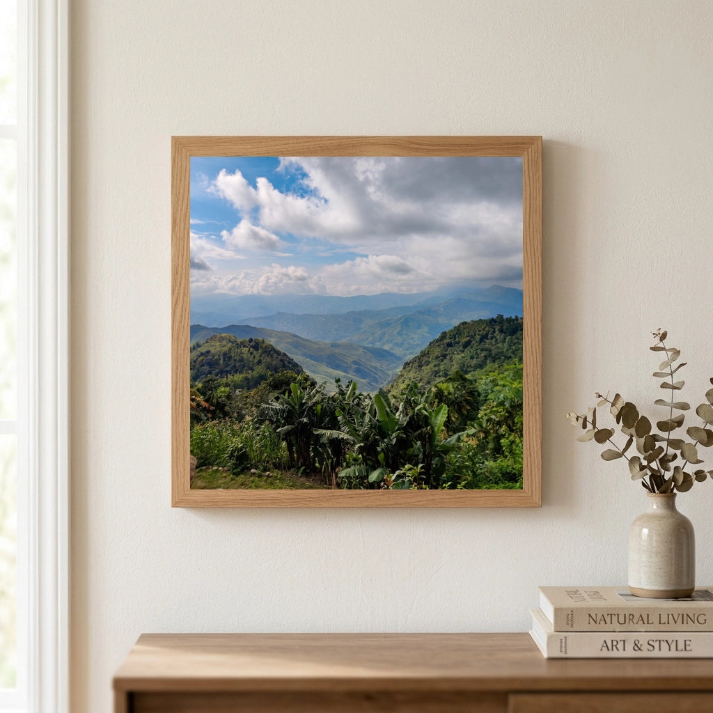 Tropical Green Mountain Valley