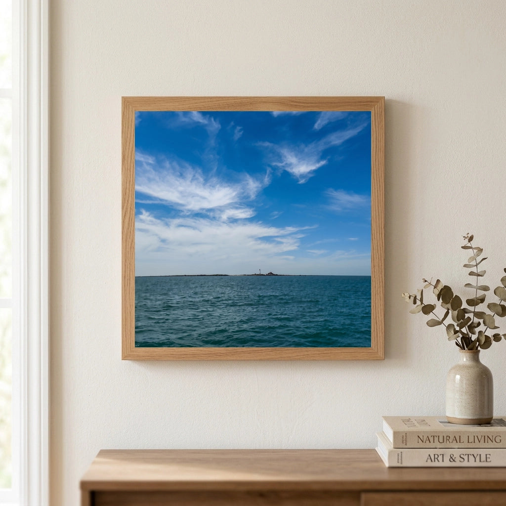 Calm Blue Ocean Horizon