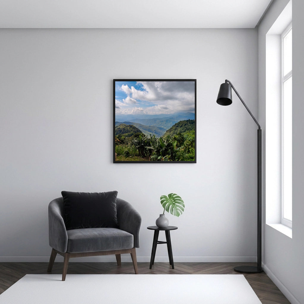 Tropical Green Mountain Valley
