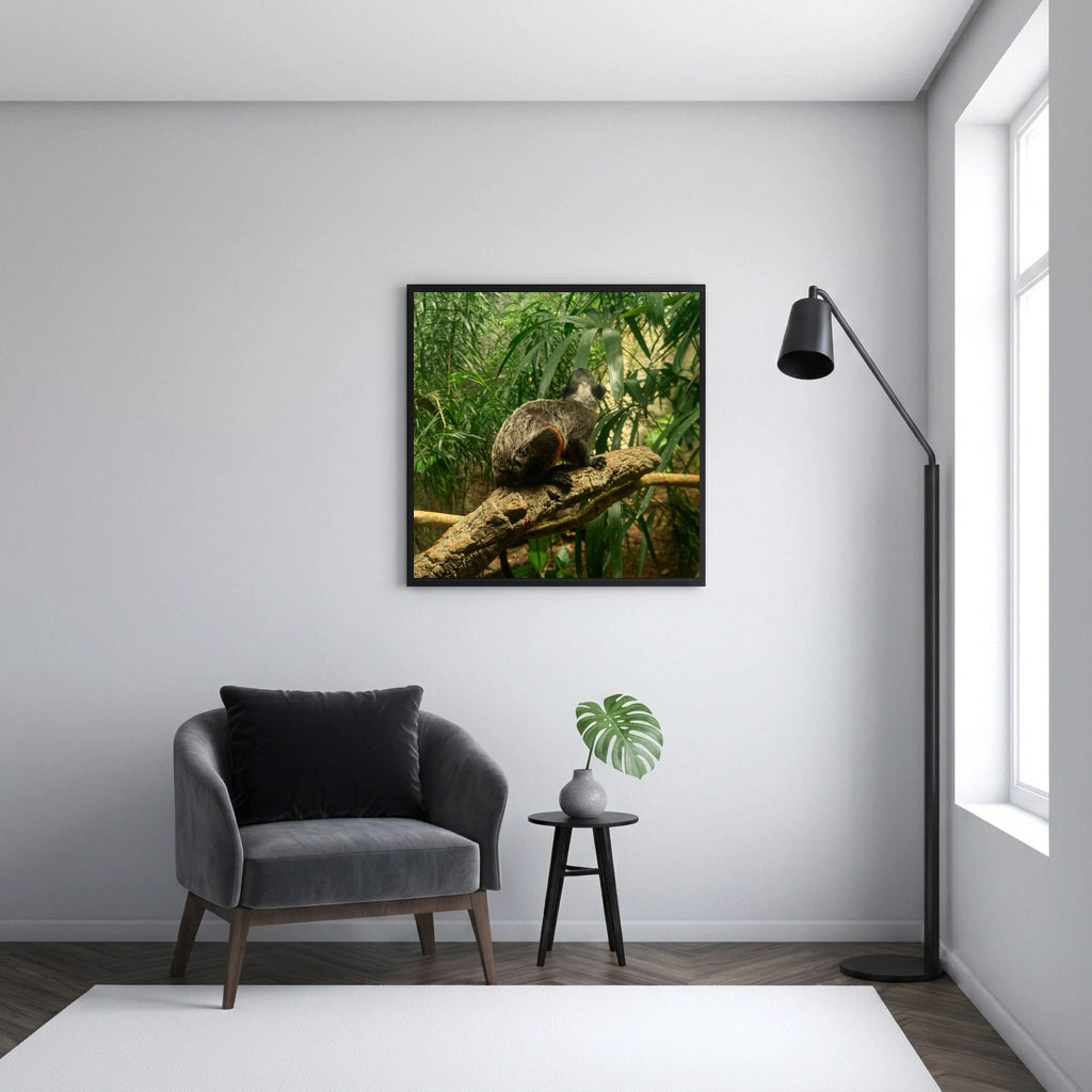 Monkey on a Jungle Branch