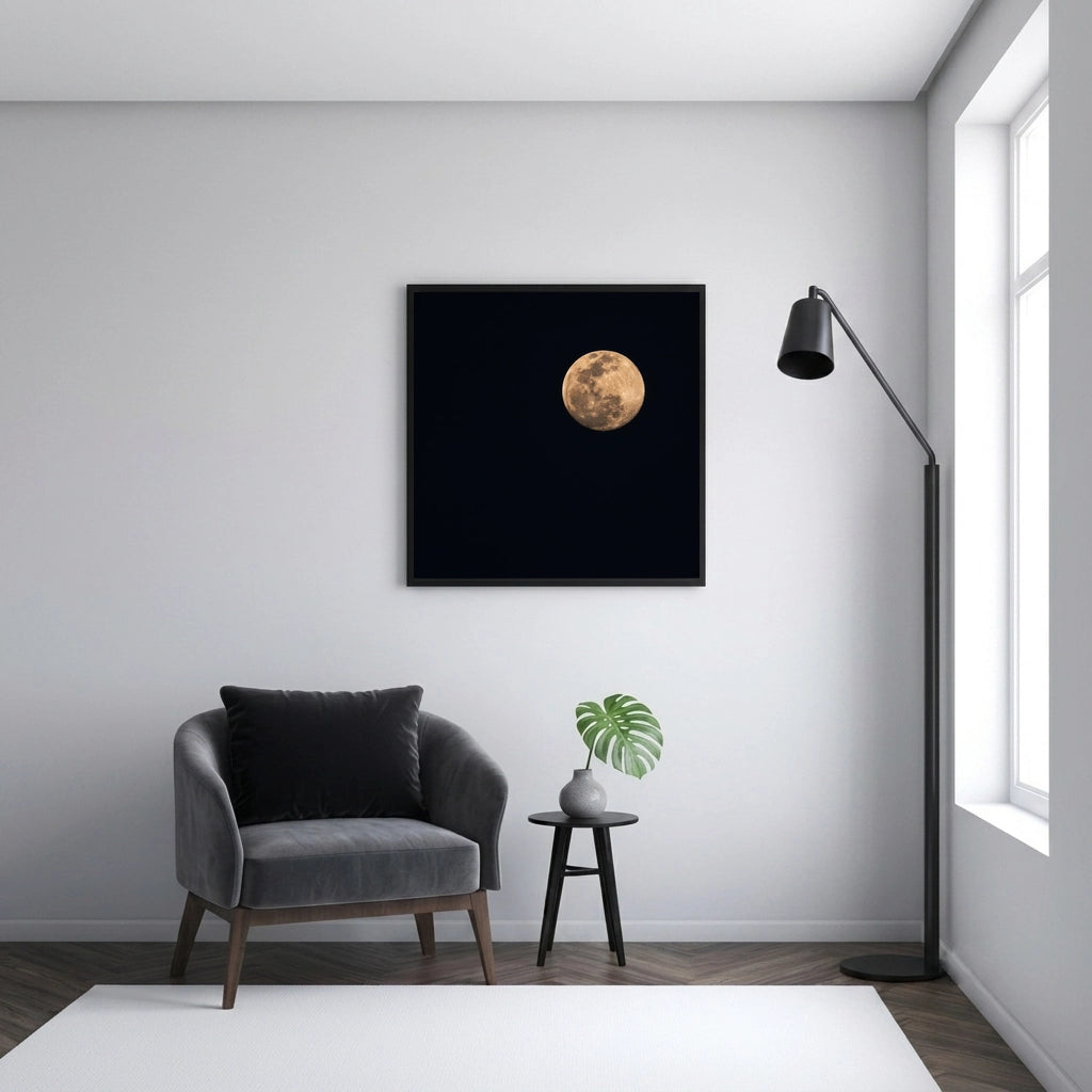 Full Moon in a Dark Sky