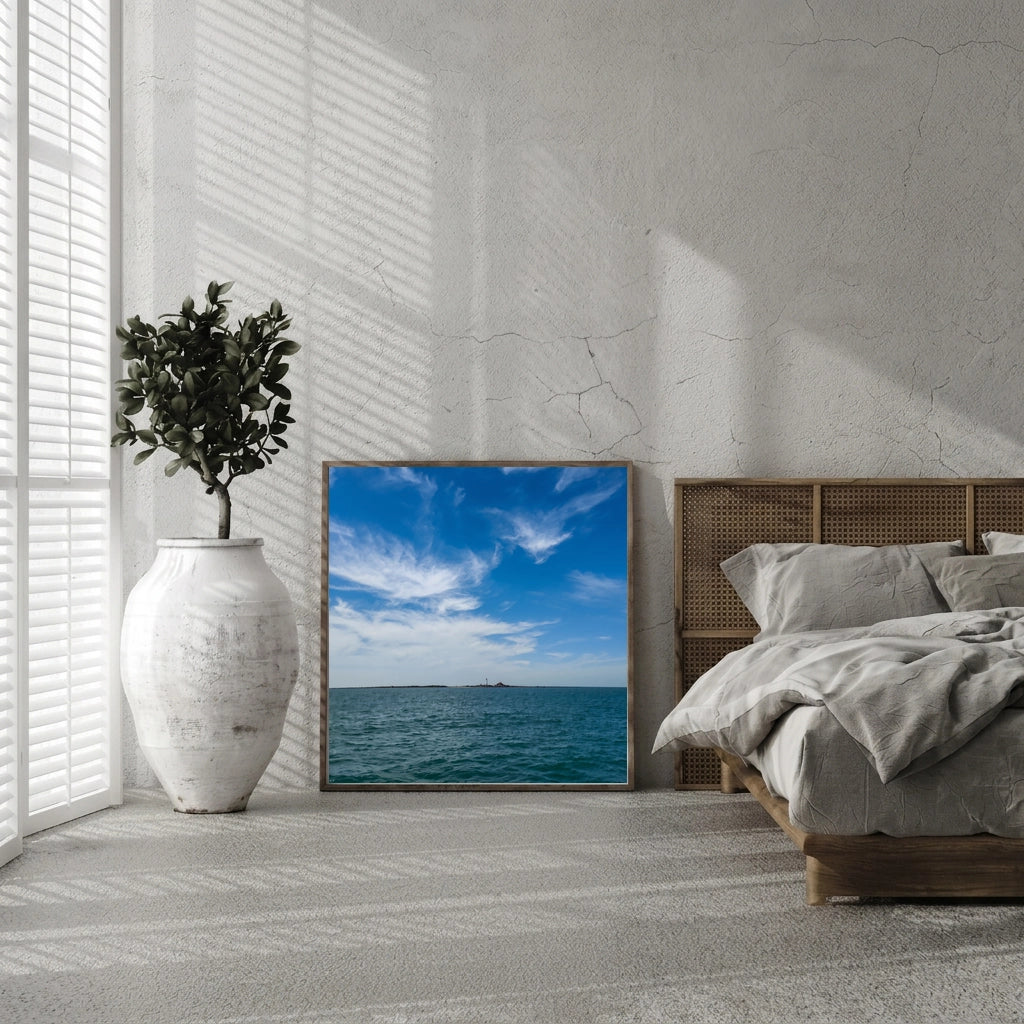Calm Blue Ocean Horizon