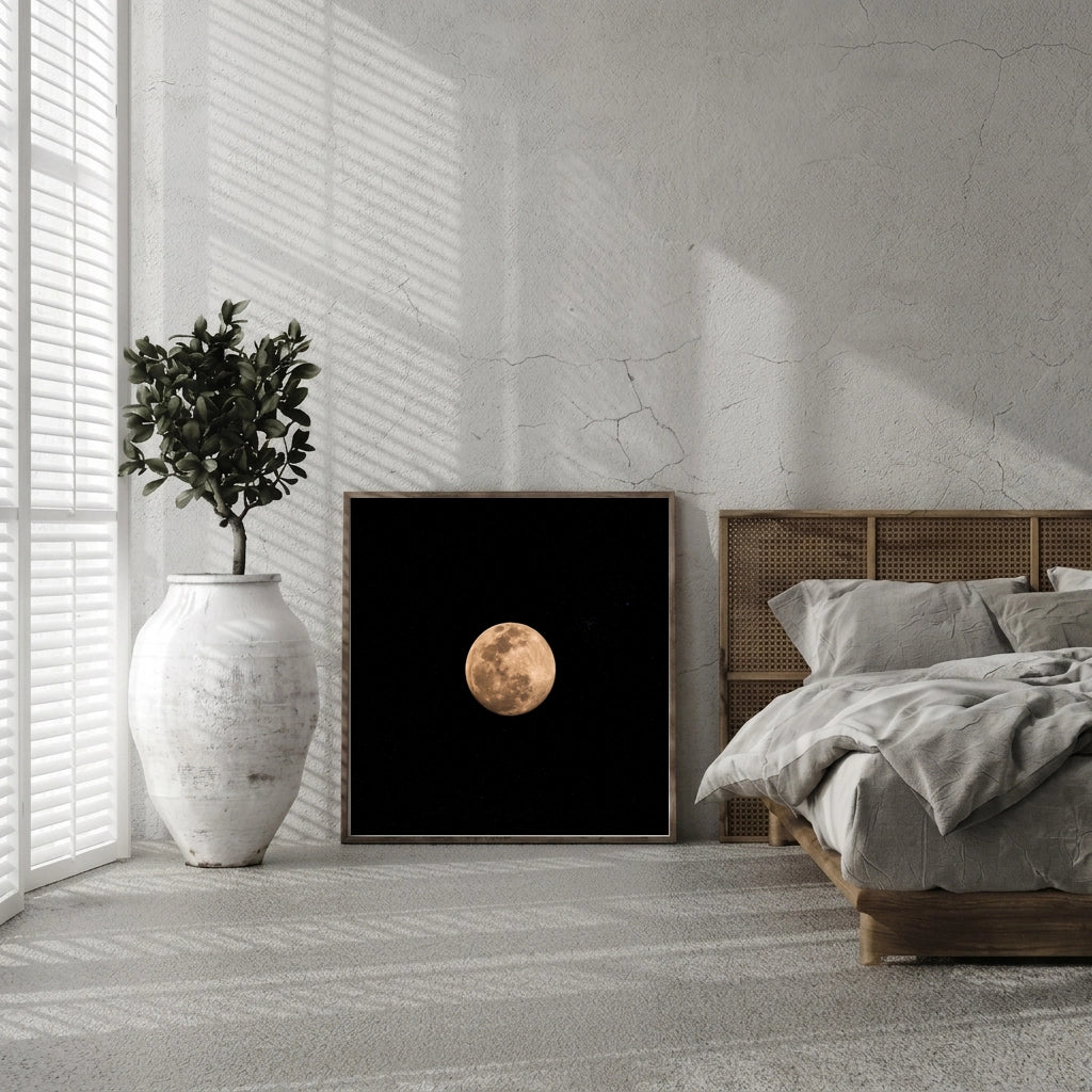 Full Moon in the Night Sky