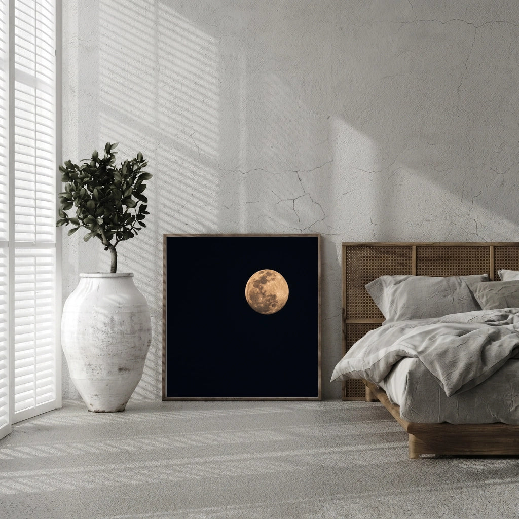 Full Moon in a Dark Sky