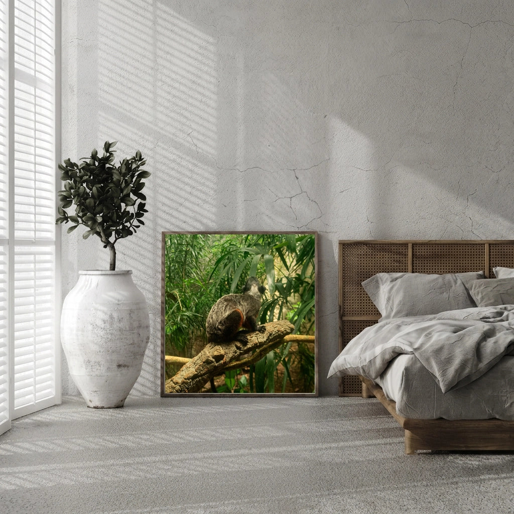 Monkey on a Jungle Branch