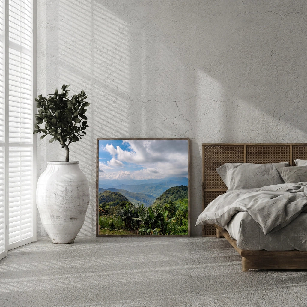 Tropical Green Mountain Valley