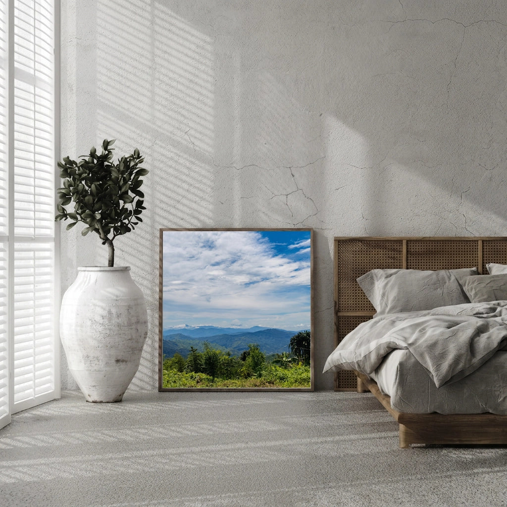 Layered Blue Ridge Mountain Valley