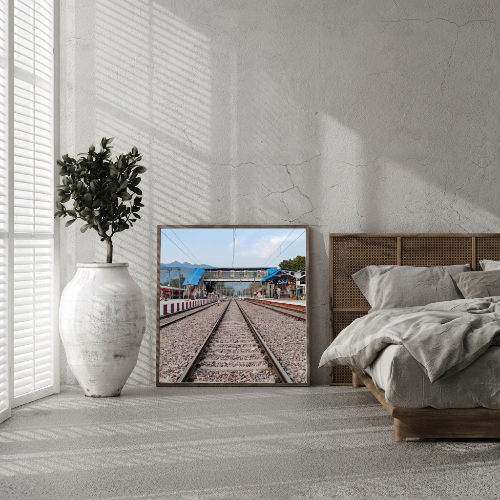Railway Tracks and Station
